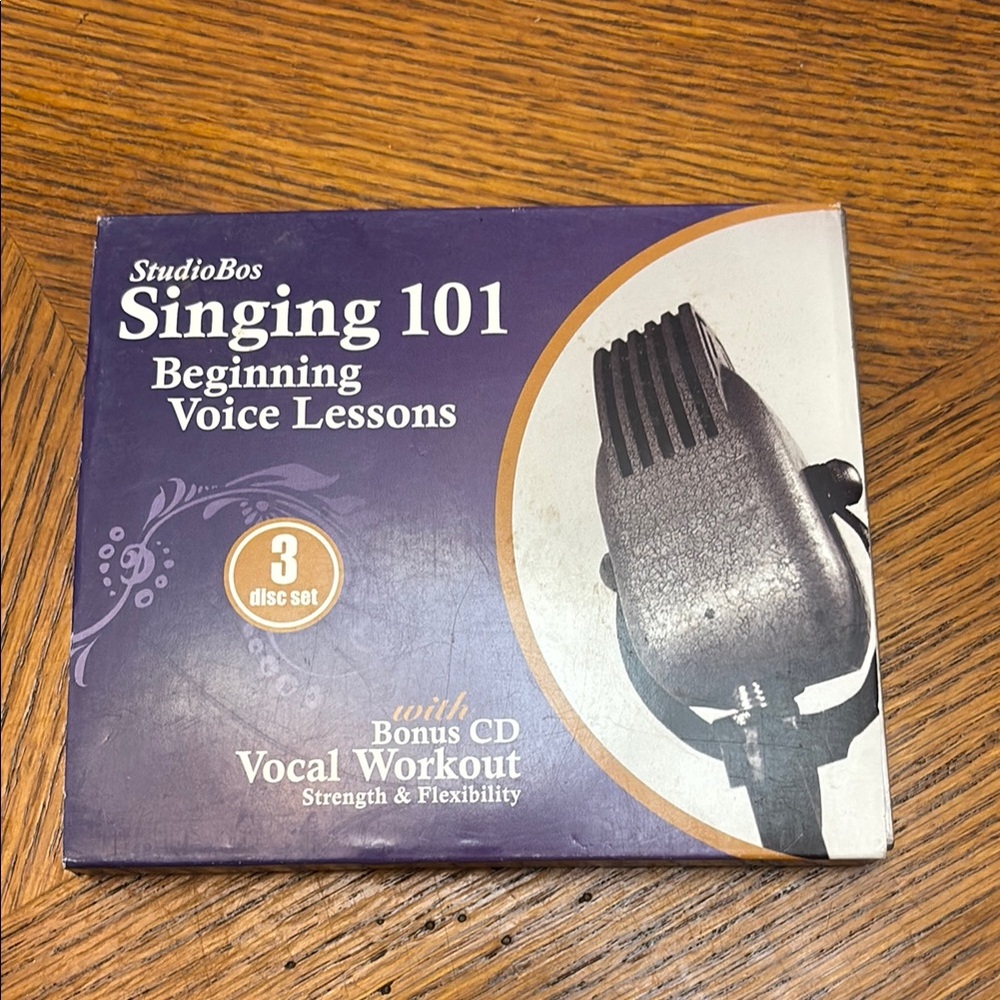 StudioBos Singing 101 Voice Lessons 3-Disc Set